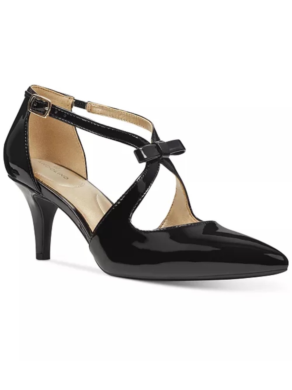 Bandolino Zeffer Strappy Bow Stiletto Heel Pumps